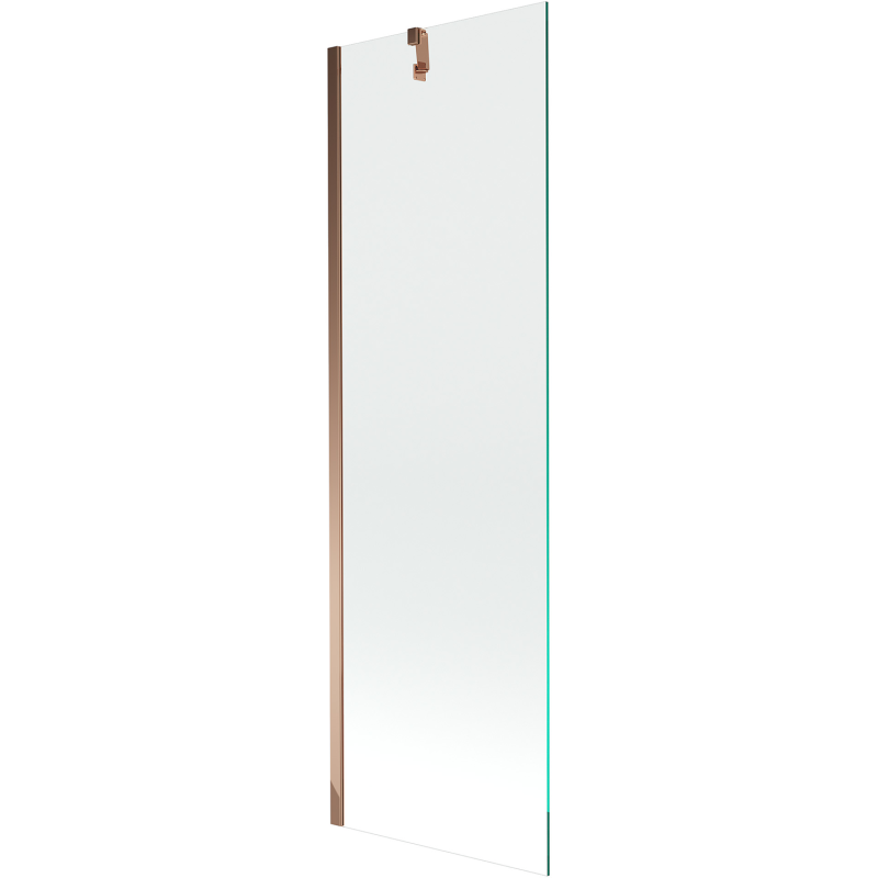 Mexen Next vanová zástěna jednokřídlá 60 x 150 cm, transparentní, růžové zlato - 895-060-000-00-00-60