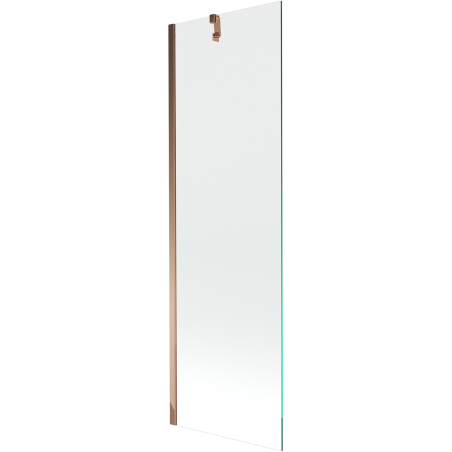 Mexen Next vanová zástěna jednokřídlá 60 x 150 cm, transparentní, růžové zlato - 895-060-000-00-00-60