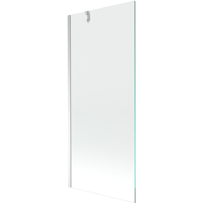 Mexen Next vanová zástěna jednokřídlá 80 x 150 cm, transparentní, chrom - 895-080-000-00-00-01