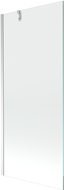 Mexen Next vanová zástěna 1-křídlová 80 x 150 cm, transparentní, chrom - 895-080-000-00-00-01