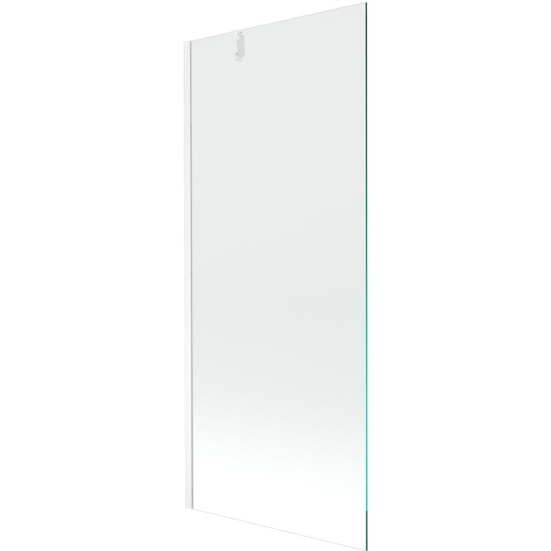 Mexen Next vanová zástěna 1-křídlová 80 x 150 cm, transparentní, bílá - 895-080-000-00-00-20