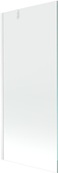 Mexen Next vanová zástěna 1-křídlová 80 x 150 cm, transparentní, bílá - 895-080-000-00-00-20