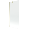 Mexen Next vanová zástěna 1-křídlová 80 x 150 cm, transparentní, zlatá - 895-080-000-00-00-50