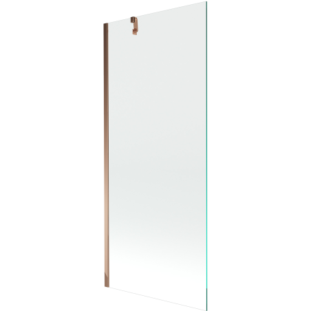 Mexen Next vanová zástěna 1-křídlová 80 x 150 cm, transparentní, růžové zlato - 895-080-000-00-00-60