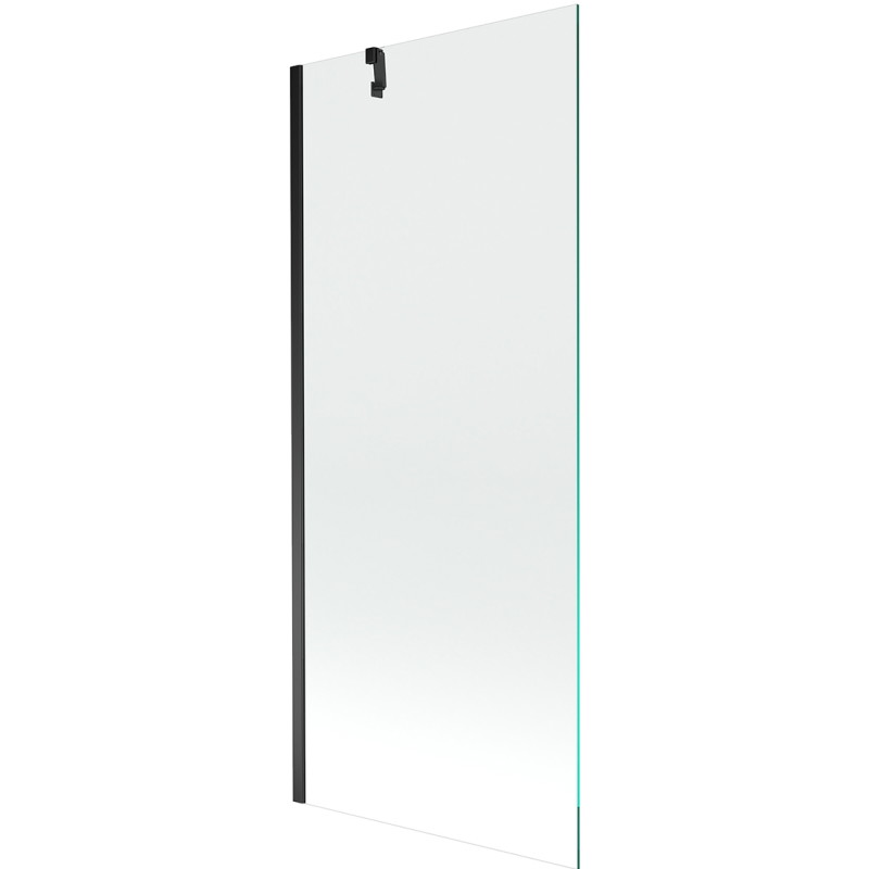 Mexen Next vana paravan 1-křídlý 80 x 150 cm, průhledný, černý - 895-080-000-00-00-70
