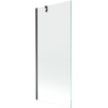 Mexen Next sprchová zástěna jednokřídlová 80 x 150 cm, transparentní, černá - 895-080-000-00-00-70