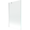 Mexen Next vanová zástěna 1-křídlová 90 x 150 cm, transparentní, chrom - 895-090-000-00-00-01