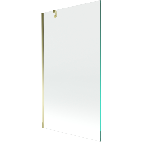 Mexen Next sprchová zástěna vanová 1-křídlová 90 x 150 cm, průhledná, zlatá - 895-090-000-00-00-50