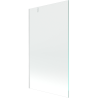 Mexen Next vanová zástěna 1-křídlová 100 x 150 cm, transparentní, bílá - 895-100-000-00-00-20