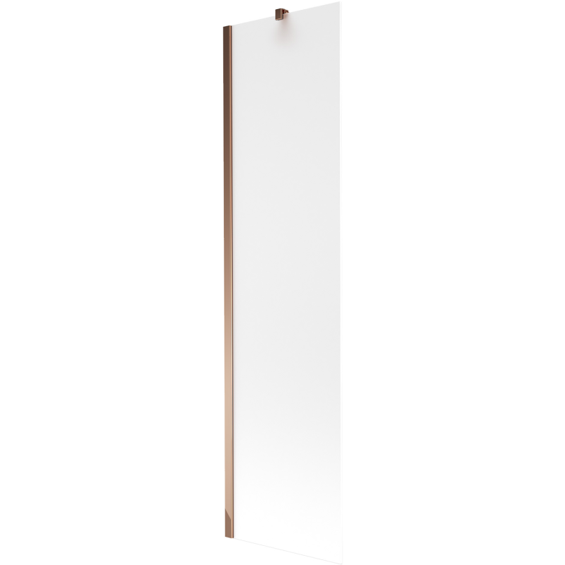 Mexen Next vana zástěna 1-dílný 50 x 150 cm, matný, růžové zlato - 895-050-000-00-30-60