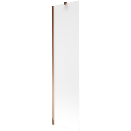 Mexen Next vana se sprchovým závěsem 1-křídlový 50 x 150 cm, matný, růžové zlato - 895-050-000-00-30-60