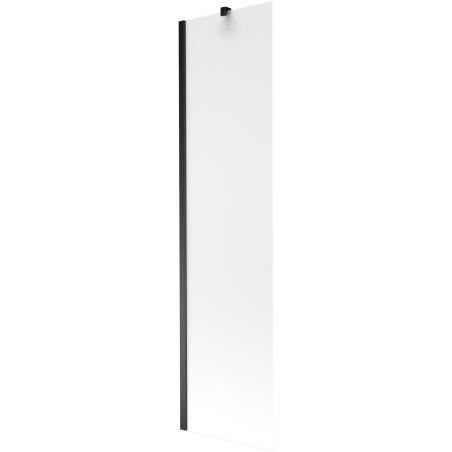 Mexen Next vanová zástěna 1-křídlová 50 x 150 cm, matné sklo, černá - 895-050-000-00-30-70