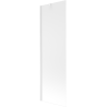 Mexen Next vana zásteny 1křídlé 60 x 150 cm, mraženo, bílá - 895-060-000-00-30-20