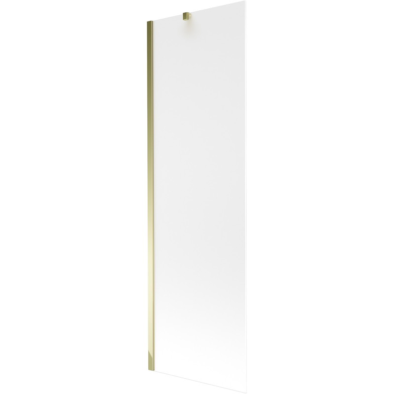 Mexen Next vana se sprchovou zástěnou, 1-křídlá 60 x 150 cm, matné sklo, zlatá - 895-060-000-00-30-50
