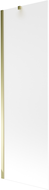 Mexen Next vanová zástěna 1-křídlová 60 x 150 cm, mléčné sklo, zlatá - 895-060-000-00-30-50
