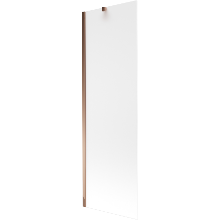 Mexen Next vanová zástěna jednokřídlá 60 x 150 cm, matné sklo, růžové zlato - 895-060-000-00-30-60