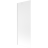 Mexen Next vana se sprchovou zástěnou jednokřídlá 70 x 150 cm, mat, bílá - 895-070-000-00-30-20