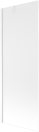 Mexen Next vanová zástěna 1-křídlová 70 x 150 cm, mat, bílá - 895-070-000-00-30-20