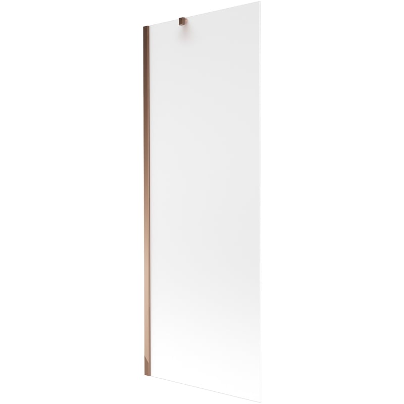 Mexen Next vanová zástěna jednodveřová 70 x 150 cm, mléčné sklo, růžové zlato - 895-070-000-00-30-60