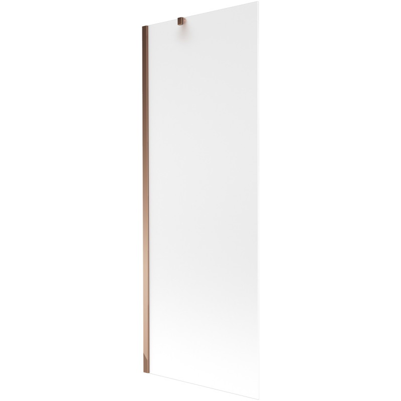 Mexen Next vanová zástěna jednokřídlá 70 x 150 cm, matové sklo, růžové zlato - 895-070-000-00-30-60