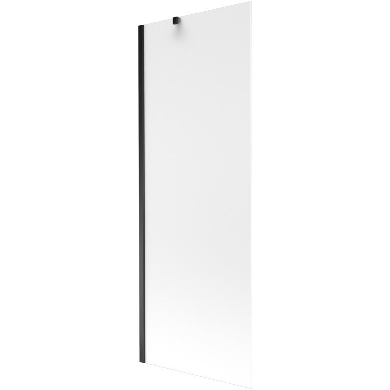 Mexen Next koupelnová zástěna 1-křídlová 70 x 150 cm, mléčné sklo, černá - 895-070-000-00-30-70
