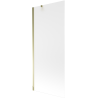 Mexen Next vanová zástěna 1-křídlová 80 x 150 cm, matná, zlatá - 895-080-000-00-30-50