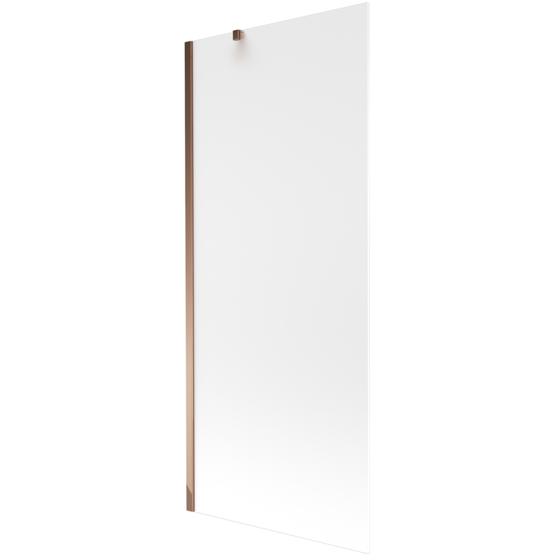 Mexen Next vanová zástěna 1-dílná 80 x 150 cm, matná, růžové zlato - 895-080-000-00-30-60