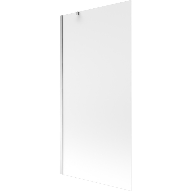 Mexen Next jednokřídlová vanová zástěna 90 x 150 cm, matné sklo, chrom - 895-090-000-00-30-01
