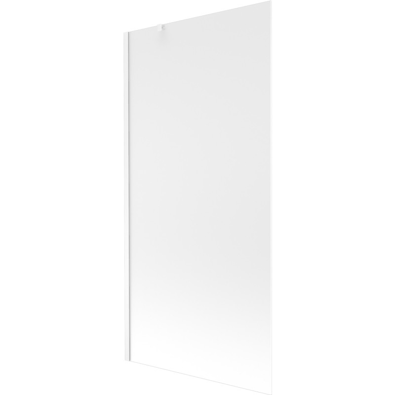 Mexen Next jednokřídlá vanová zástěna 90 x 150 cm, matné sklo, bílá - 895-090-000-00-30-20