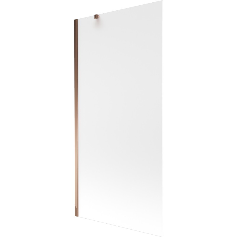 Mexen Next jednokřídlá vanová zástěna 90 x 150 cm, matná, růžové zlato - 895-090-000-00-30-60