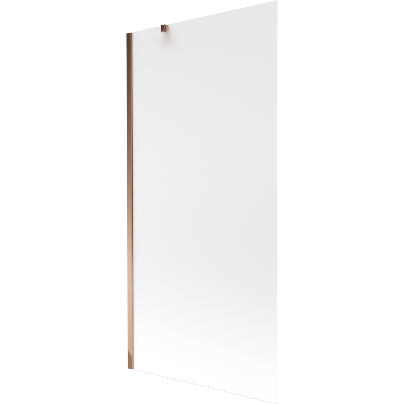 Mexen Next vanová zástěna 1-křídlová 90 x 150 cm, matné sklo, růžové zlato - 895-090-000-00-30-60