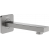 Mexen Cube nástěnná vanová výpusť, gun gray kartáčovaný - 79370-66