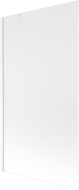 Mexen Next vanová zástěna 1-dílná 100 x 150 cm, matná, bílá - 895-100-000-00-30-20