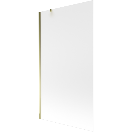 Mexen Next vanová zástěna 1-dveřová 100 x 150 cm, matné sklo, zlatá - 895-100-000-00-30-50