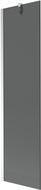 Mexen Next vanová zástěna 1-křídlová 50 x 150 cm, grafit, chrom - 895-050-000-00-40-01