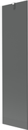Mexen Next vanová zástěna 1-křídlová 50 x 150 cm, grafit, bílá - 895-050-000-00-40-20