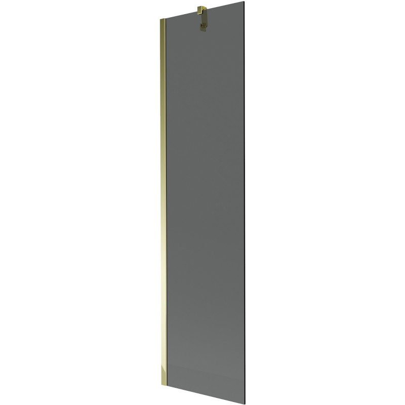 Mexen Next jednokřídlá vanová zástěna 50 x 150 cm, grafitová, zlatá - 895-050-000-00-40-50