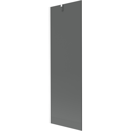 Mexen Next vanová zástěna jednokřídlá 60 x 150 cm, grafit, bílá - 895-060-000-00-40-20
