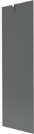 Mexen Next vanová zástěna 1-křídlová 60 x 150 cm, grafit, bílý - 895-060-000-00-40-20