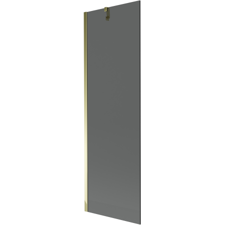 Mexen Next jednokřídlá vanová zástěna 60 x 150 cm, grafit, zlatá - 895-060-000-00-40-50