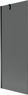Mexen Next sprchová zástěna 1-křídlová 70 x 150 cm, grafitová, černá - 895-070-000-00-40-70