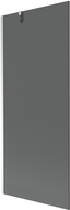 Mexen Next vanová zástěna 1-křídlová 80 x 150 cm, grafit, chrom - 895-080-000-00-40-01