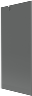 Mexen Next vanová zástěna 1-dílná 80 x 150 cm, grafit, bílá - 895-080-000-00-40-20