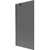Mexen Next vanová zástěna 1-dveřová 90 x 150 cm, grafit, černá - 895-090-000-00-40-70