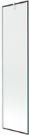 Mexen Next sprchová zástěna 1-křídlá 50 x 150 cm, černý rám, bílá - 895-050-000-00-70-20